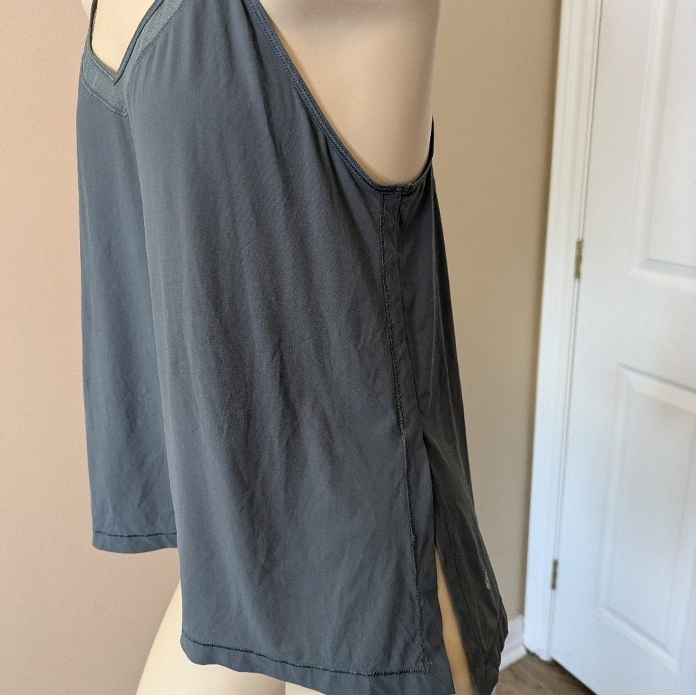 Lululemon Final Count Tank Top Tie Back Gray Women's Workout Athletic 6 - Picture 6 of 8